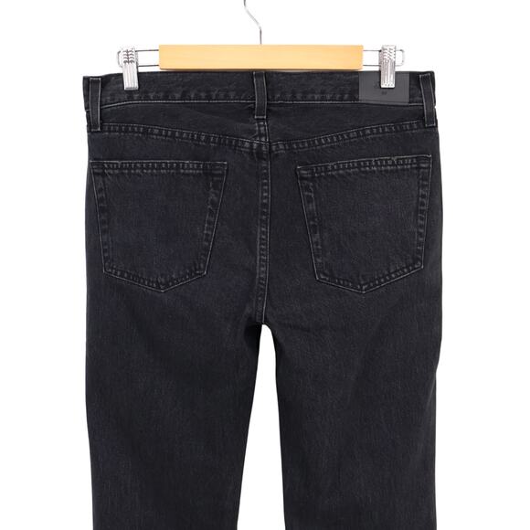 NWT Edwin Simone Mid-Rise Straight Leg Button Fly Denim Jean Maire Black Size 26 - Picture 4 of 8